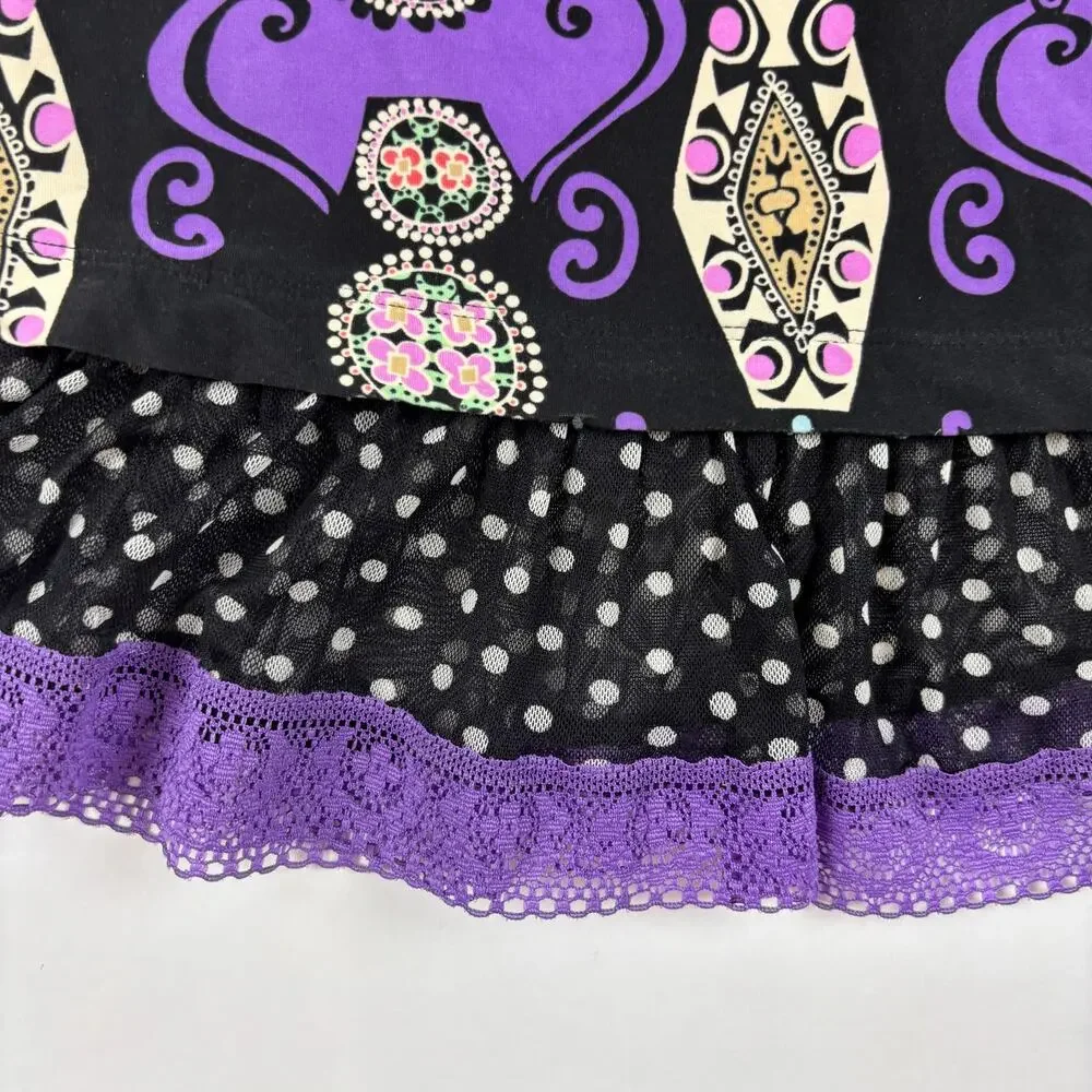 Vintage Y2K Bisou Bisou Michelle Bohbot Intimates L Babydoll Camisole Whimsygoth